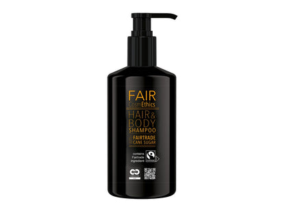 Shampoo Fairtrade Haar & Body 300ml CosmEthics