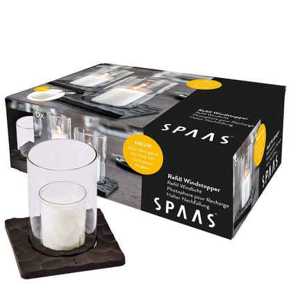 Spaas 6 refills windstopper - Transparant 6 stuks