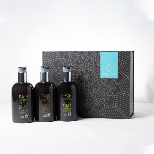 Fair Trade gift set, luxe bewaardoos.